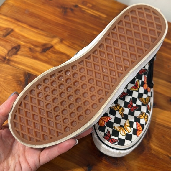 Vans Butterfly Checked Slip On Sneakers - Picture 5 of 7